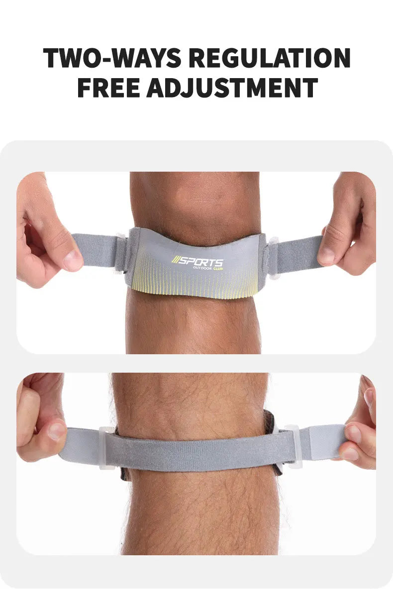 2 pcs knee pad Adjustable Knee Strap Patellar Tendon Pressurized Protector Support Slider Pad Guard Badminton Running