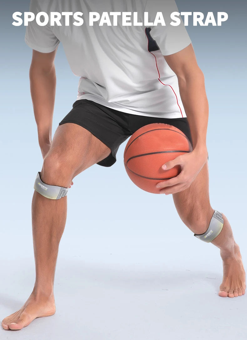 2 pcs knee pad Adjustable Knee Strap Patellar Tendon Pressurized Protector Support Slider Pad Guard Badminton Running