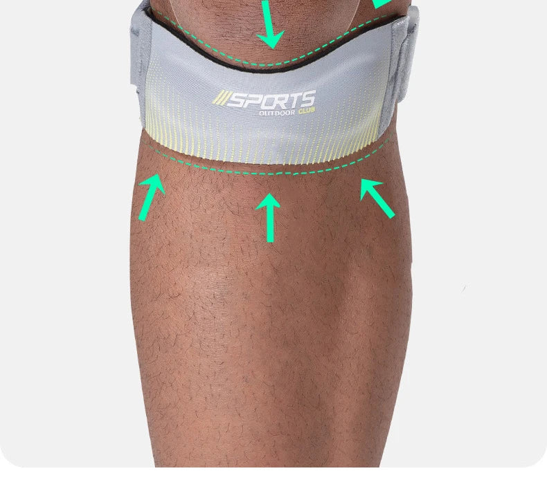 2 pcs knee pad Adjustable Knee Strap Patellar Tendon Pressurized Protector Support Slider Pad Guard Badminton Running