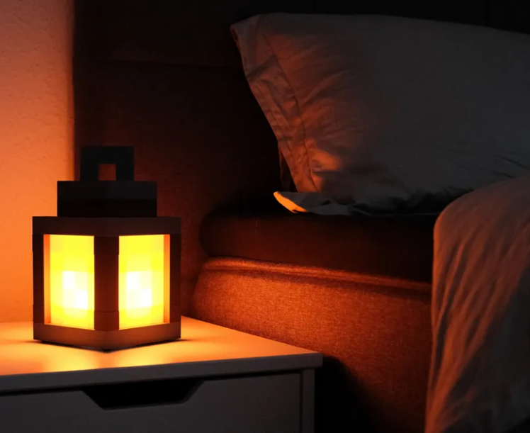 Minecraft 3D Printed Pixel LED Light