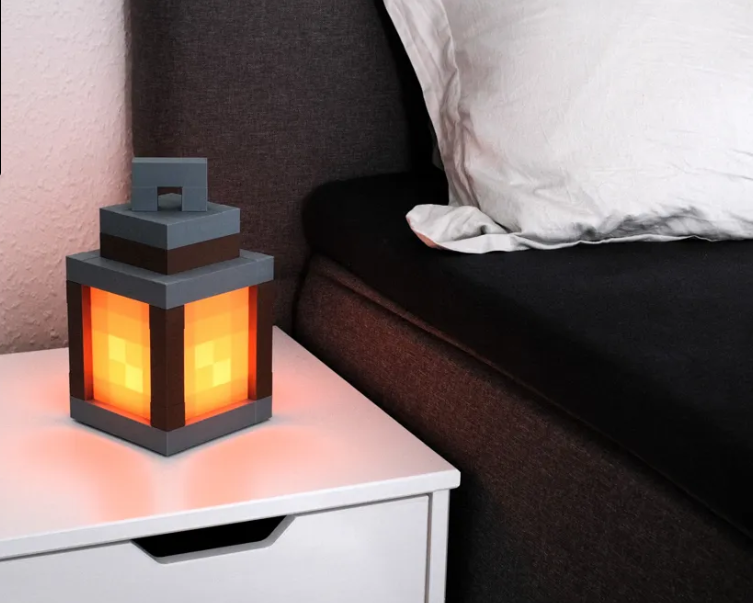 Minecraft 3D Printed Pixel LED Light