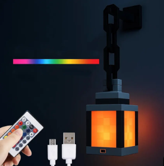 Minecraft 3D Printed Pixel LED Light