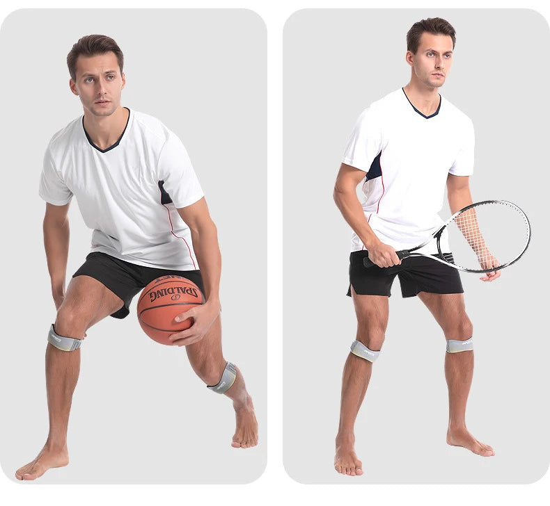 2 pcs knee pad Adjustable Knee Strap Patellar Tendon Pressurized Protector Support Slider Pad Guard Badminton Running